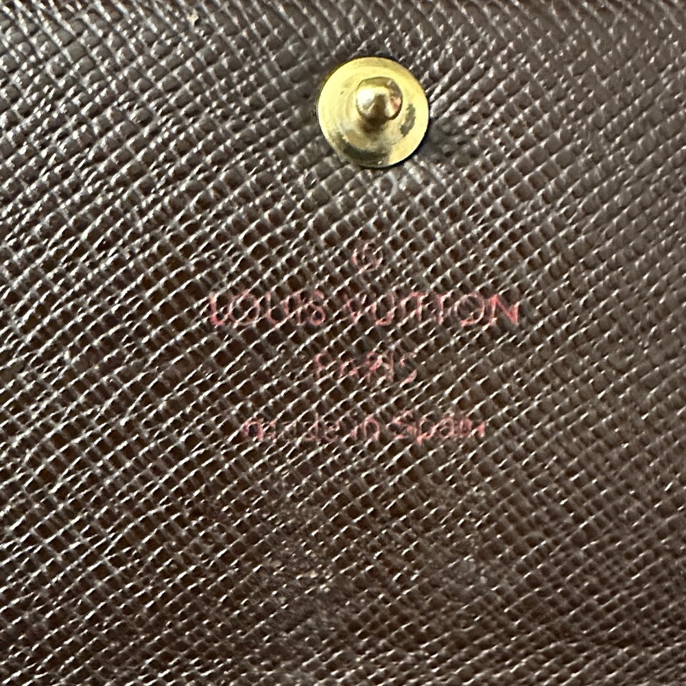 Louis Vuitton Damier Ebene Sarah long Wallet - Picture 7 of 13